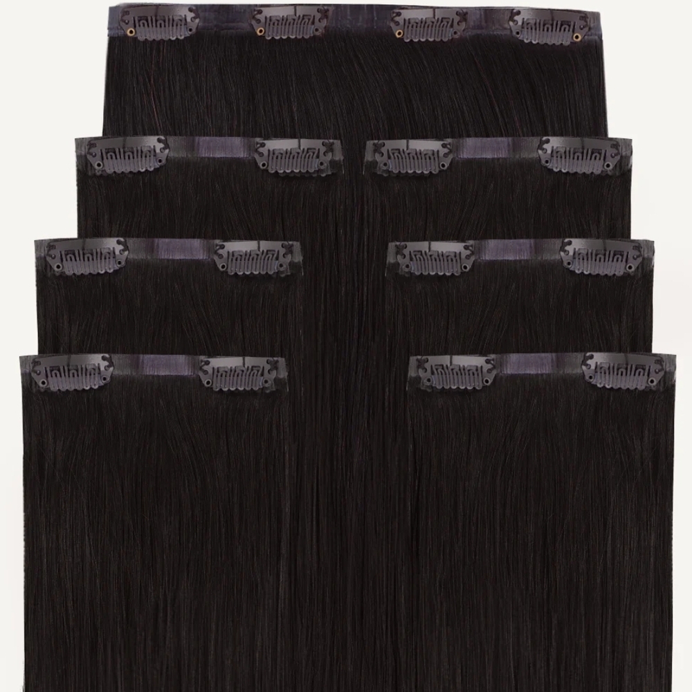 Elegant Dark Brown Clip-In Hair Extensions